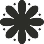 HEYDA 203687771 Flexi-Motivstanzer Blume