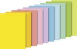 HEYDA 2047151 Tonpapier-Block Frühling A4 sonnengelb mango lachs rosa hellviolett hellblau wasserblau mint maigrün limone