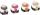 TSUKINEKO 211511945 Stempelkissen-Set Memento Dew Drop Arizona Canyons 35 x 5 cm Rich Cocoa Rhubarb Stalk Potter?s Clay Desert Sand