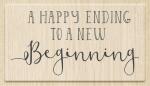 HEYDA 211800693 Stempel Hochzeit A Happy Ending Holz matt...