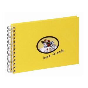 Pagna Spiralalbum 24x17cm Mick und Muck Party 40S gelb