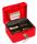 WEDO Geldkassette Gr.1 ro 15,2x11,5x8,0cm mit Clip