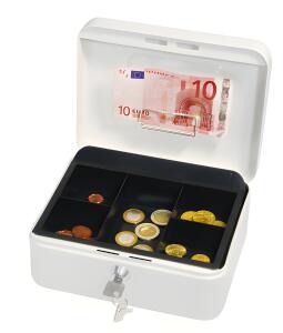 WEDO Geldkassette Gr.2 ws 20,0x16,0x9,0cm mit Clip