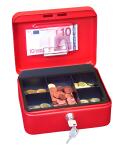 WEDO Geldkassette Gr.2 ro 20,0x16,0x9,0cm mit Clip
