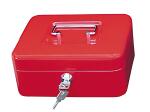 WEDO Geldkassette Gr.2 ro 20,0x16,0x9,0cm mit Clip