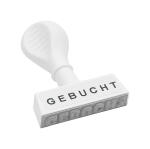 WEDO Stempel Text Gebucht