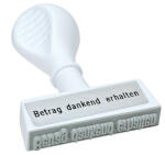WEDO Stempel Text Betr. dank.