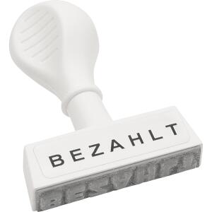WEDO Stempel Text Bezahlt