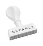 WEDO Stempel Text Bezahlt
