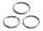 WEDO Schlüssel Met.Ringe 30mm 4003801038667