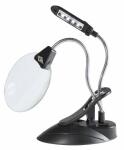 WEDO Lupenlampe mit LED sw