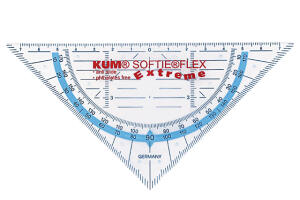 WEDO Geometrie-Dreieck ohne Griff KUM Softie Flex 160 mm