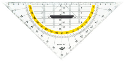 Wedo Set Square / Protractor 250mm tr