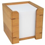 WEDO Zettelbox Bambus br