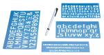 WEDO Schriftschablonen Set 4003801002491