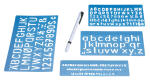 WEDO Schriftschablonen Set