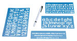 WEDO Schriftschablonen Set