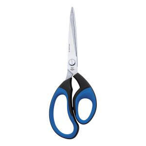 Universalschere Soft Cut 210mm RH+LH Edelstahl schwarz/blau