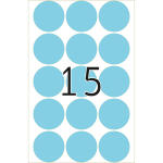 HERMA Markierungspunkt 32mm Papier blau 480 Etik./Pack.