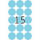 HERMA Markierungspunkt 32mm Papier blau 480 Etik./Pack.