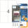 Herma Etiketten stark haftend 105 x 148 mm Folie weiss wetterfest 10 Bl 40 Etik. LaserCopy