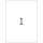 Herma Etiketten stark haftend 210 x 297 mm Folie weiss wetterfest 10 Bl 10 Etik. LaserCopy