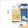 Herma Etiketten permanent haftend 210 x 297 mm Folie transparent matt wetterfest 10 Bl 10 Etik. LaserCopy