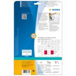 Herma Etiketten für Versand+Einlieferungsbeleg permanent haftend 182 x 130 mm weiss 25 Bl 25 Etik. LaserInkCopy