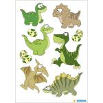 Herma Sticker MAGIC Tiere Dinokinder Wackelaugen 1 Bl