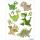 Herma Sticker MAGIC Tiere Dinokinder Wackelaugen 1 Bl