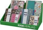 RNK Notizbuch/Ringbuch Display mit Register A-Z 12xA5 6xA6