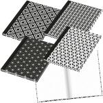 RNK Kladde Sortierung black & white 4St A5 96Bl