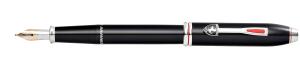 Cross Füllfederhalter Townsend Ferrari Schwarz Lack m roten Details, F