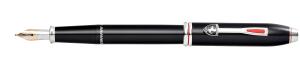 Cross Füllfederhalter Townsend Ferrari Schwarz Lack m roten Details, M