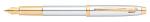 Sheaffer 100 FFH M Glanzchrom mit Gold Beschlägen in Self Serve