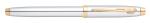Sheaffer 100 FFH M Glanzchrom mit Gold Beschlägen in Self Serve