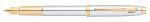 Sheaffer Sheaffer 100 FFH M Glanzchrom mit Gold Beschlägen in Self Serve
