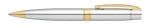 Sheaffer Kugelschreiber 300 Glanzchrom mit Gold...