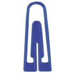 Alco Briefklammer Plastik 26mm blau 1000 Stück