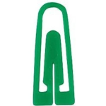 Alco Briefklammer Plastik 26mm dunkelgrün 1000...