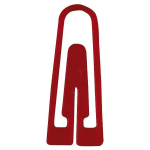 Alco Briefklammer Plastik 26mm rot 100 Stück