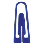 Alco Briefklammer Plastik 26mm blau 100 Stück