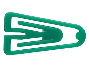 Alco Briefklammer Plastik 26mm dunkelgrün 100 Stück