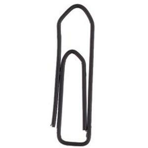 Alco Briefklammer Metall farbig lackiert 26mm schwarz 100 Stück