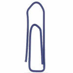 Alco Briefklammer Metall farbig lackiert 26mm blau 100...