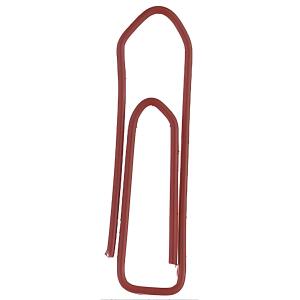 Alco Briefklammer Metall farbig lackiert 26mm rot 1000 Stück