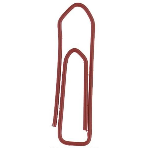 Alco Briefklammer Metall farbig lackiert 26mm rot 1000 Stück