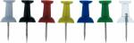 Alco Pinnwandnadel Kunststoff sortiert 12mm 600 ST