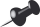 Alco Pinnwandnadel Kunststoff schwarz 12mm 40 ST