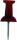 Alco Pinnwandnadel Kunststoff rot 12mm 40 ST